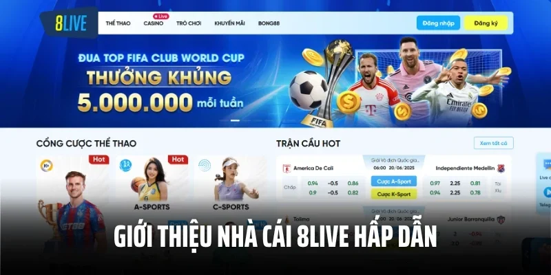 Giới thiệu nhà cái 8LIVE hấp dẫn
