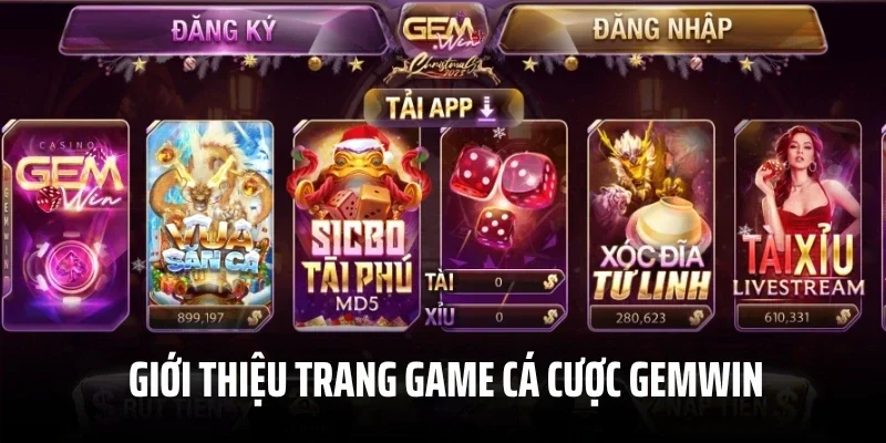 Giới thiệu trang game cá cược kèo nhà cái Gemwin
