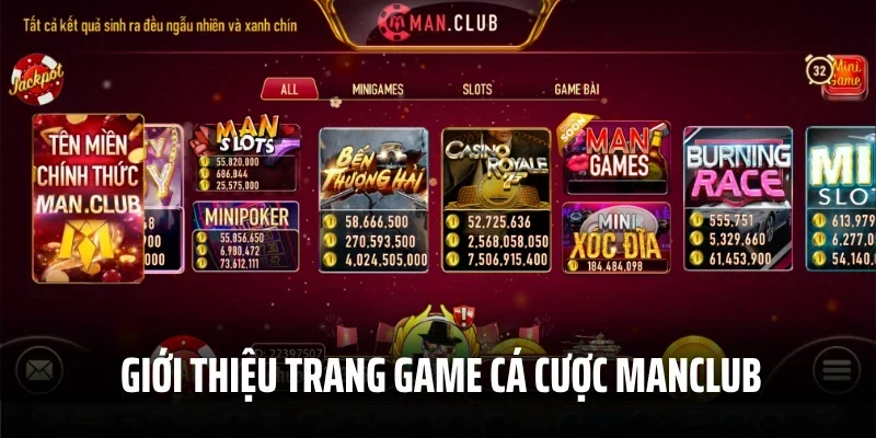 Giới thiệu trang game cá cược kèo nhà cái Manclub