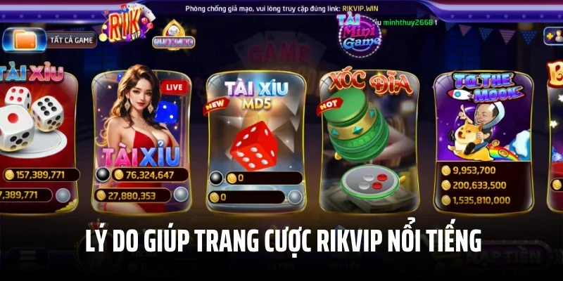 Lý do giúp trang cược kèo nhà cái Rikvip nổi tiếng