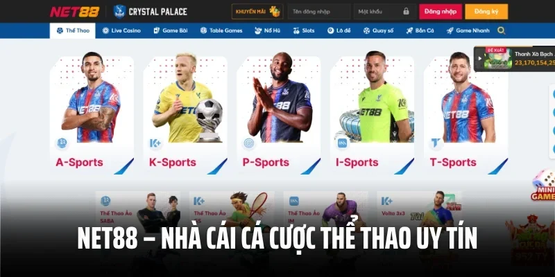 Net88 –  Nhà Cái Cá Cược Thể Thao Uy Tín Số 1 Châu Á