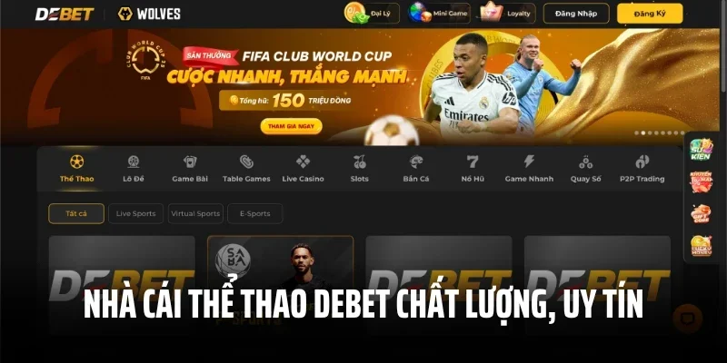 Sơ lược nhà cái thể thao Debet chất lượng, uy tín