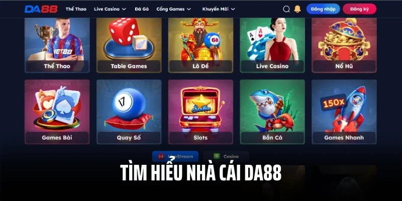 Tìm hiểu nhà cái Da88