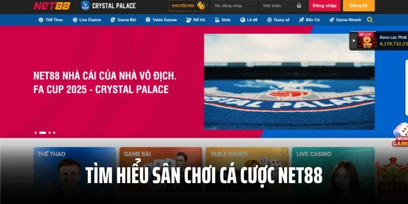 Tìm hiểu sân chơi cá cược Net88